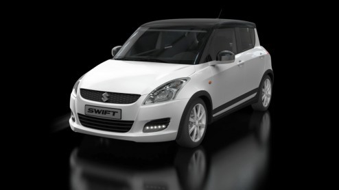 Na de introductie van de Alto Cityline van gisteren introduceert Suzuki alweer een actiemodel, de Swift Colorline. Dankzij kleur accenten is die nieuwe Swift niet te missen.