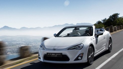 Toyota presenteert in Genve de FT-86 Open concept, een studiemodel naar een cabrioletversie van de FT-86.