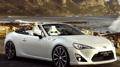 Toyota presenteert in Genve de FT-86 Open concept, een studiemodel naar een cabrioletversie van de FT-86.