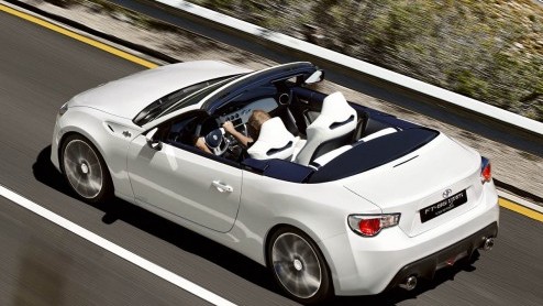 Toyota presenteert in Genve de FT-86 Open concept, een studiemodel naar een cabrioletversie van de FT-86.