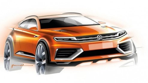 Volkswagen presenteert na de CrossBlue Concept nu een coup-versie in Shanghai.