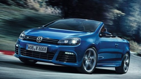 Volkswagen Golf R Cabriolet is los.