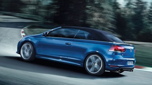 Volkswagen Golf R Cabriolet is los.