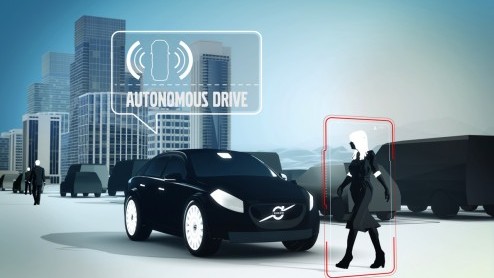 Volvo ontwikkeld autonoom parkeren met studiemodel. Eind 2014 krijgt nieuwe XC90 eerste functies van autonome besturing.