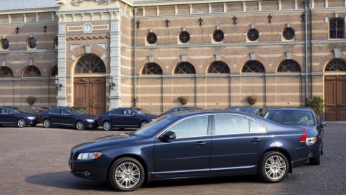Volvo zet 15 stuks S80 in voor vervoer Koninklijke gasten op 30 april