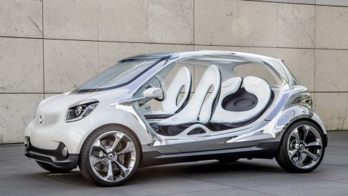 Smart neemt voorproefje nieuwe forfour mee naar IAA 2013 en noemt het studiemodel fourjoy.