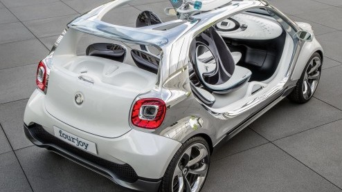 Smart neemt voorproefje nieuwe forfour mee naar IAA 2013 en noemt het studiemodel fourjoy.