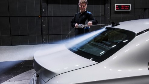 Mercedes CLA-Klasse meest aerodynamische productieauto.