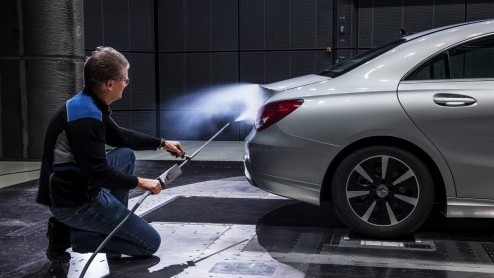 Mercedes CLA-Klasse meest aerodynamische productieauto.