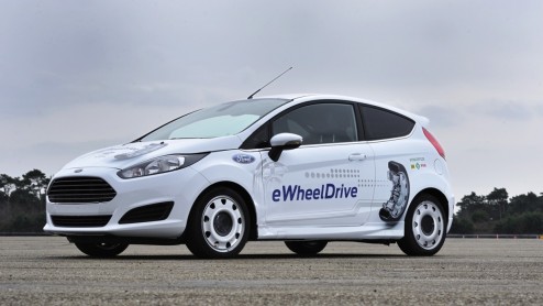 Ford Fiesta met naafaandrijving maakt zijwaarts inparkeren mogelijk